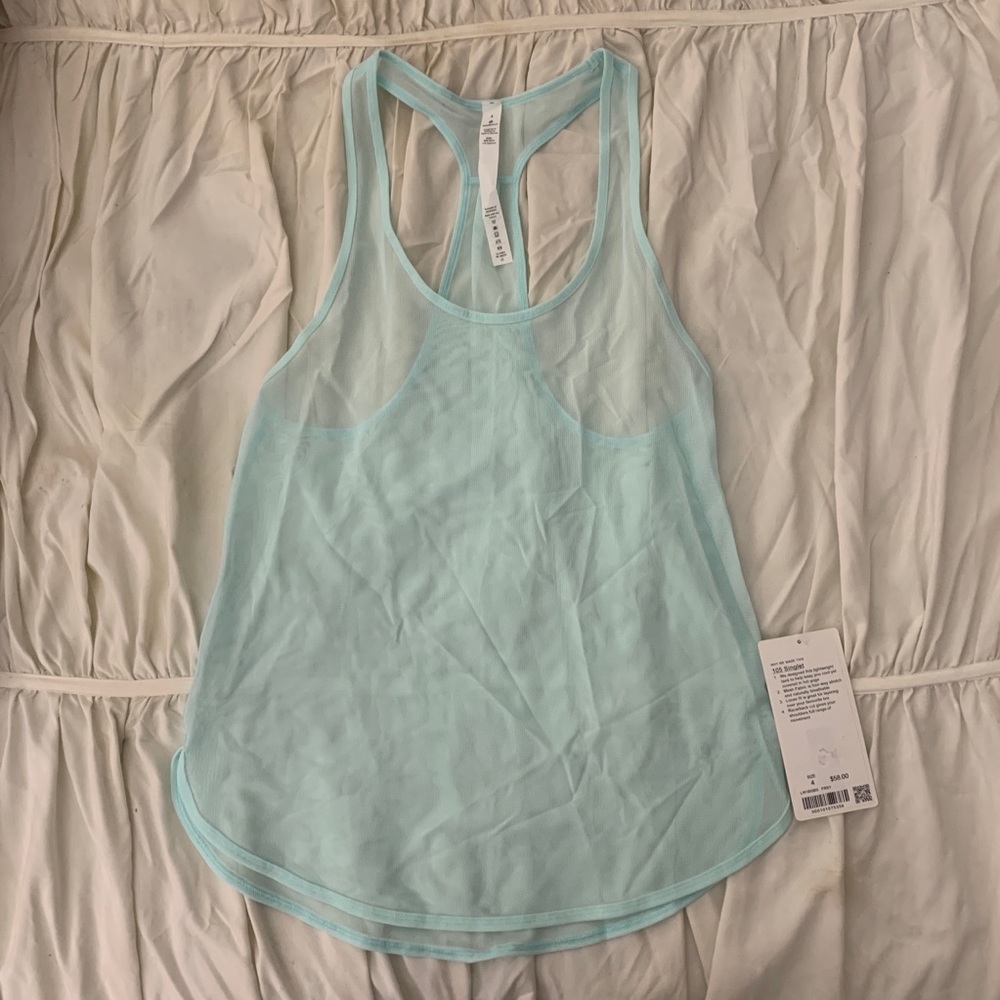 NWT Lululemon 105 Singlet (Blue)